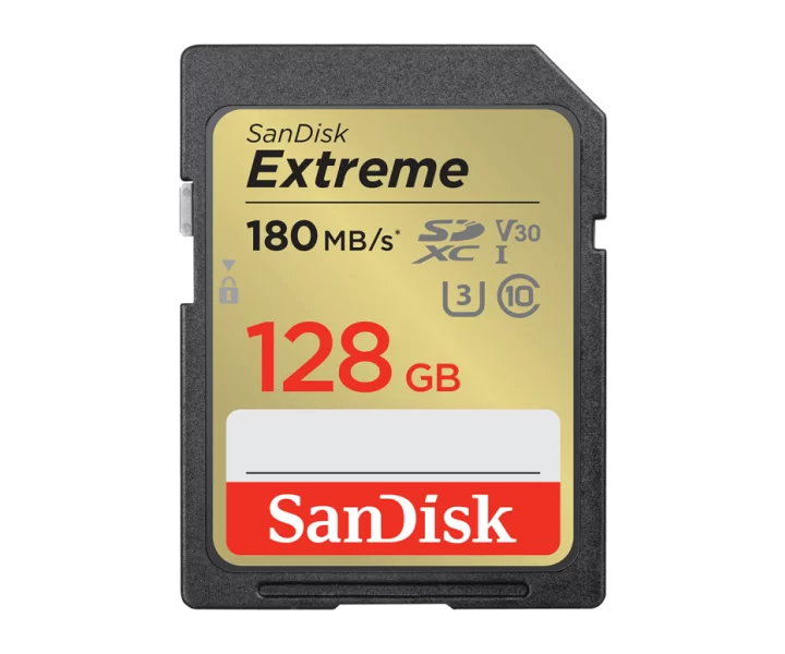 SanDisk Extreme SD UHS-I Card 128GB