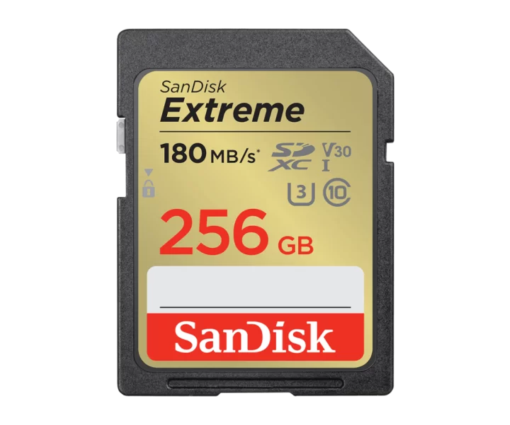 SanDisk Extreme SD UHS-I Card 256GB
