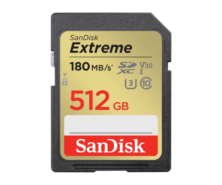 SanDisk Extreme SD UHS-I Card 512GB