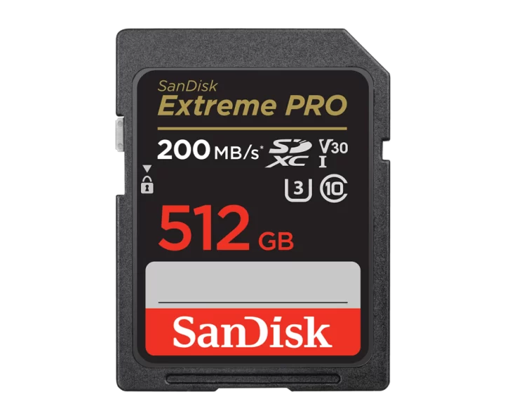 SanDisk Extreme PRO SDHC™ And SDXC™ UHS-I Card 512GB