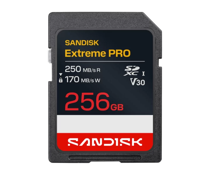 SANDISK Extreme PRO SD UHS-I Card 256GB