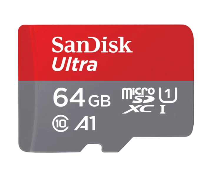 SanDisk Ultra microSD with SD Adapter 64GB