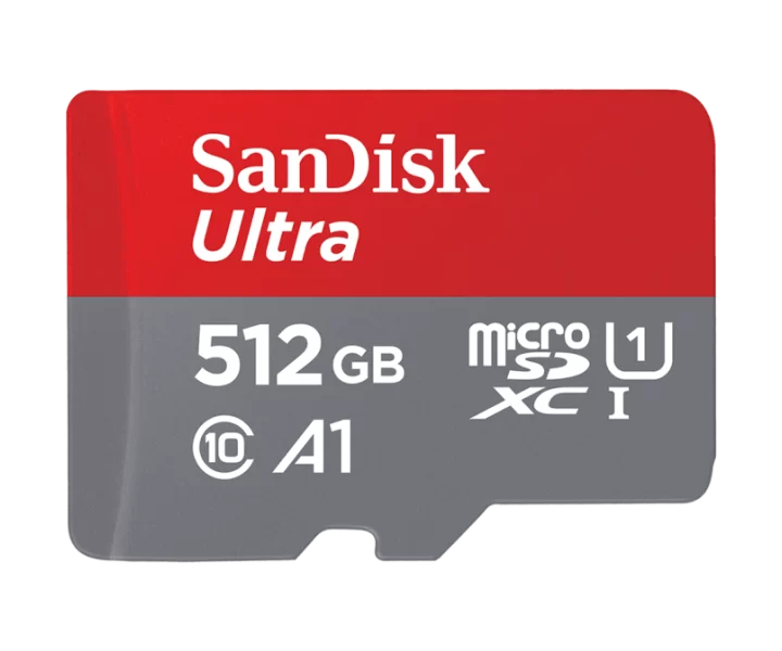 SanDisk Ultra microSD with SD Adapter 512GB