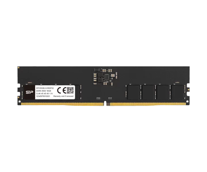 Silicon Power SP DDR5 UDIMM 16GB (1x16GB) 5600MT/s CL46 SP016GBLVU560F02