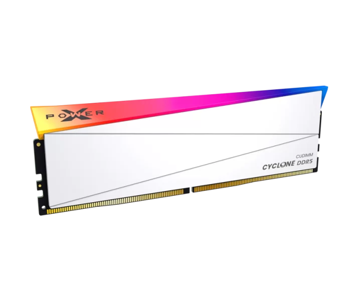 Silicon Power XPOWER Cyclone DDR5 RGB CUDIMM 48GB (2x24GB) 8200MT/s CL40 SP48D5C08240ARCW