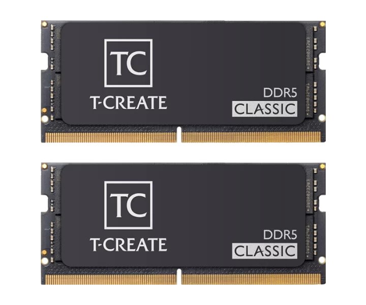 TEAMGROUP CLASSIC DDR5 LAPTOP MEMORY BLACK 32GB(2x16GB) 5200MHz CL42 CTCCD532G5200HC42DC-S01