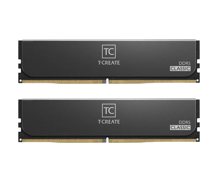 TEAMGROUP CLASSIC DDR5 DESKTOP MEMORY BLACK 64GB(2x32GB) 6000MHz CL48 CTCCD564G6000HC48DC01