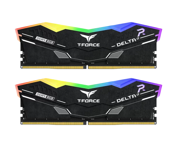 TEAMGROUP DELTAα RGB DDR5 DESKTOP MEMORY BLACK (FOR AMD EXPO) 64GB(2x32GB) 5600MHz CL36 FF7D564G5600HC36BDC01