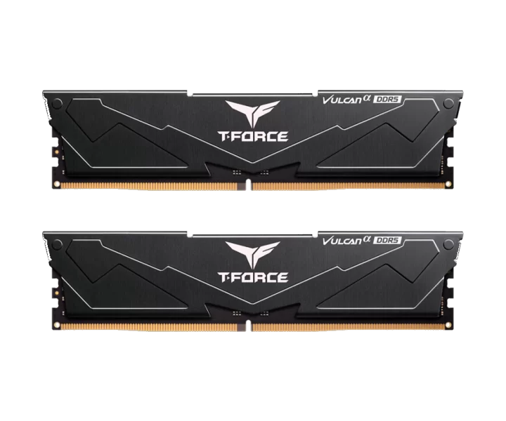 TEAMGROUP VULCANα DDR5 DESKTOP MEMORY BLACK (FOR AMD EXPO) 64GB(2x32GB) 6400MHz CL30 FLABD564G6400HC30CDC01