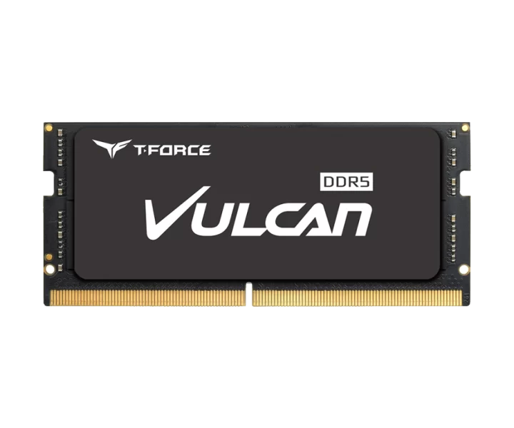 TEAMGROUP VULCAN DDR5 LAPTOP MEMORY BLACK 16GB(1x16GB) 5200MHz CL38 FLBD516G5200HC38-S01