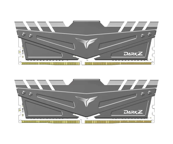 TEAMGROUP DARK Z DDR4 DESKTOP MEMORY GRAY 16GB(2x8GB) 2666MHz CL15 TDZGD416G2666HC15BDC01