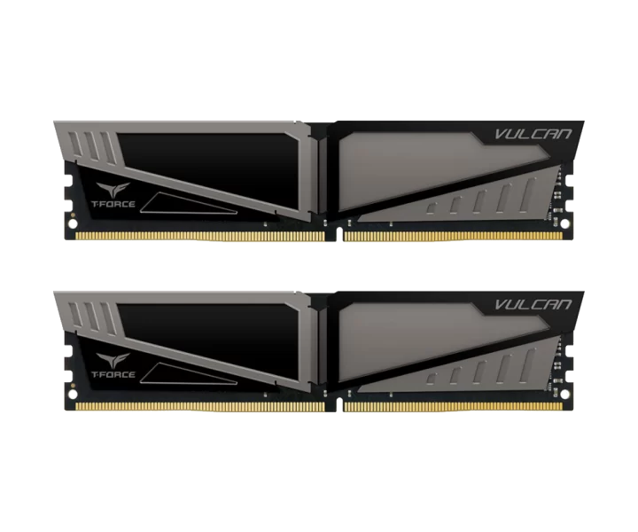 TEAMGROUP VULCAN DDR4 DESKTOP MEMORY GRAY 16GB(2x8GB) 2666MHz CL15 TLGED416G2666HC15BDC01