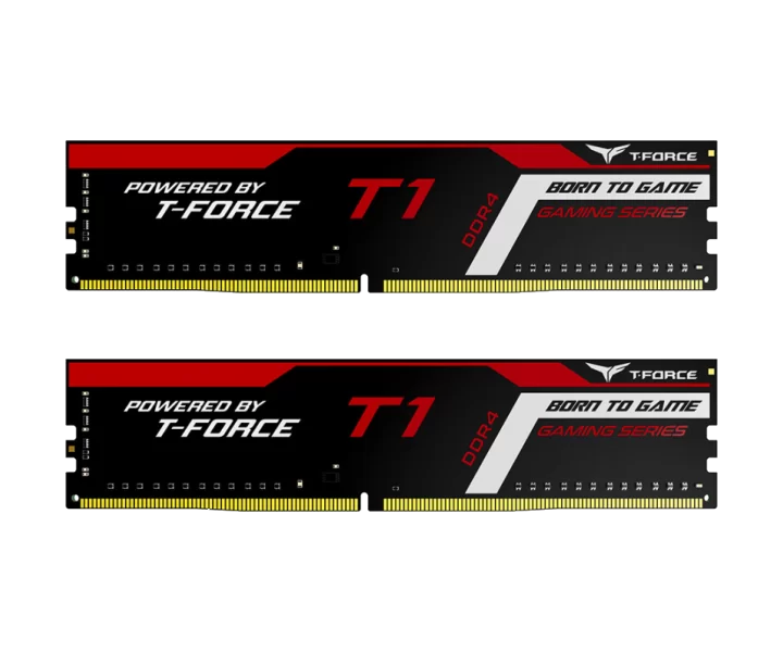 TEAMGROUP T1 DDR4 DESKTOP MEMORY 16GB(2x8GB) 2400MHz CL15 TTD416G2400C15BDC01