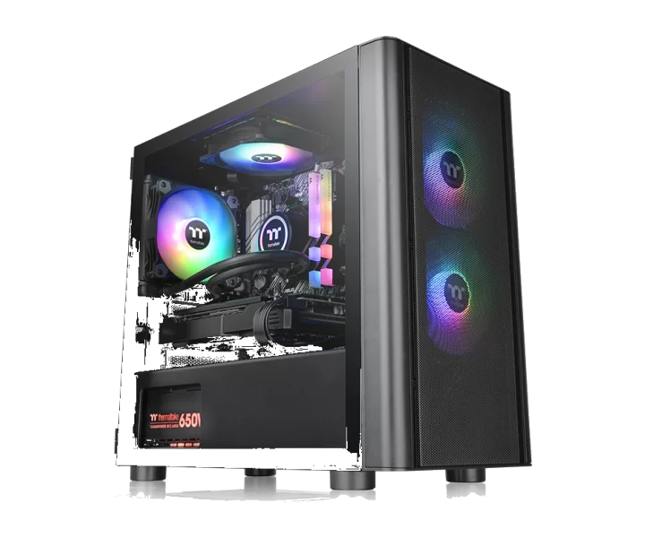 Thermaltake V150 Tempered Glass ARGB Breeze Micro Chassis