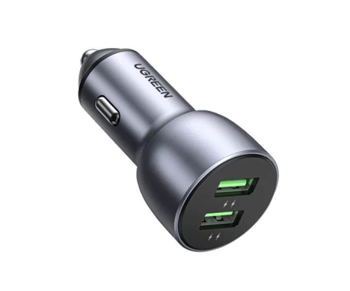 UGREEN 36W QC3.0 Car Charger with USB C Cable Dual USB Ports
