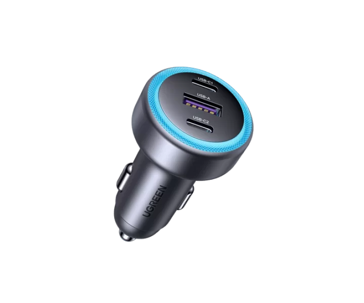 UGREEN 30W 3-Port USB-C Car Charger
