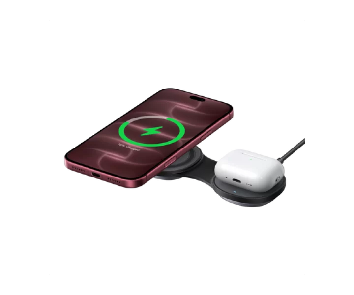UGREEN MagFlow Magnetic Wireless Charger (2-in-1 Foldable, Qi2 25W, 30W USB-C Input)