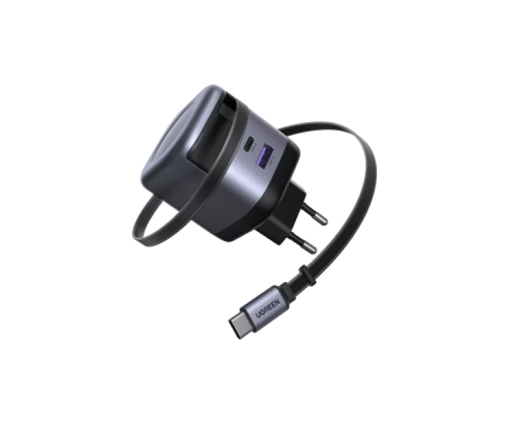 UGREEN Nexode 45W Charger with Retractable USB-C Cable