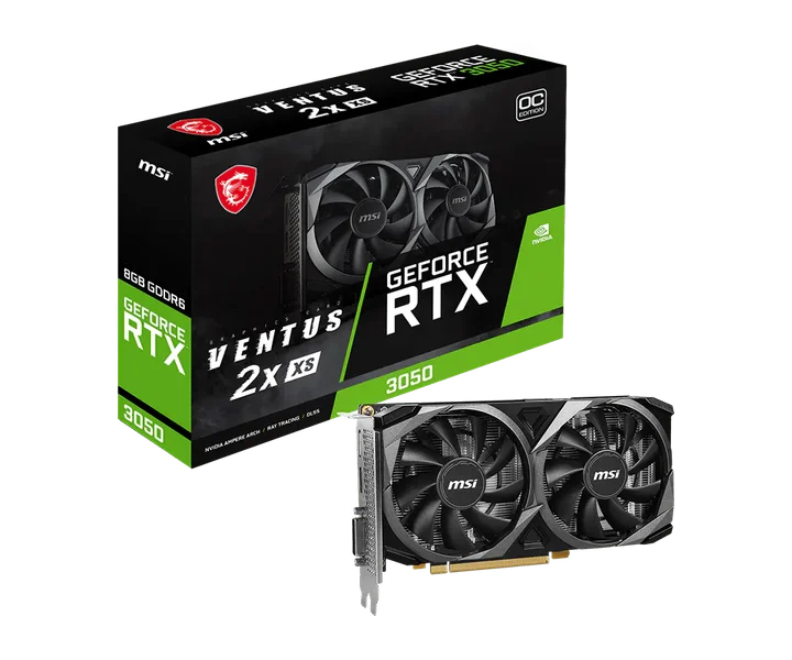MSI GeForce RTX 3050 VENTUS 2X XS 8G OC doğrulanmış ürün görseli 1