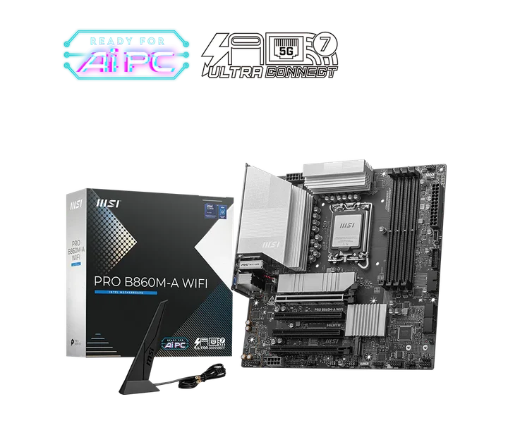 MSI PRO B860M A WIFI doğrulanmış ürün görseli 1