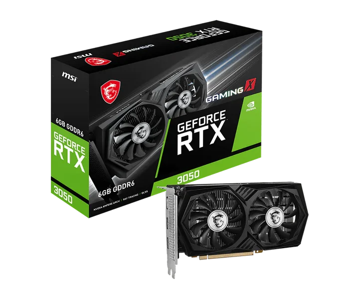 MSI GeForce RTX 3050 GAMING X 6G doğrulanmış ürün görseli 1
