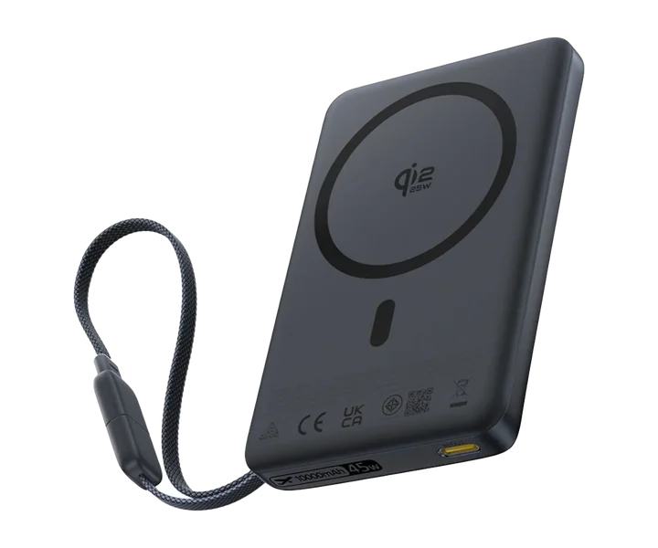 Baseus PicoGo AM52 Qi2.2 Magnetic Power Bank with Cable 10000mAh 45W doğrulanmış ürün görseli 1