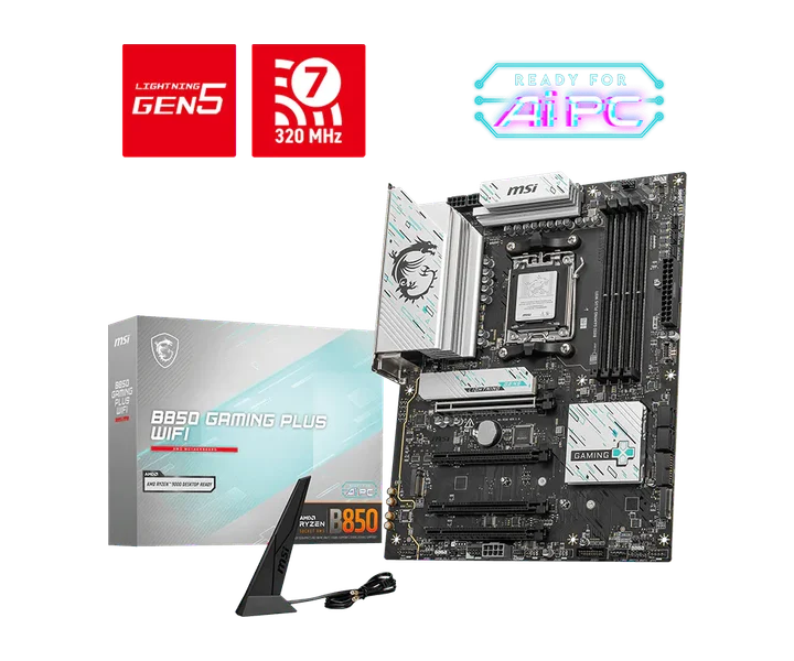 MSI B850 GAMING PLUS WIFI doğrulanmış ürün görseli 1