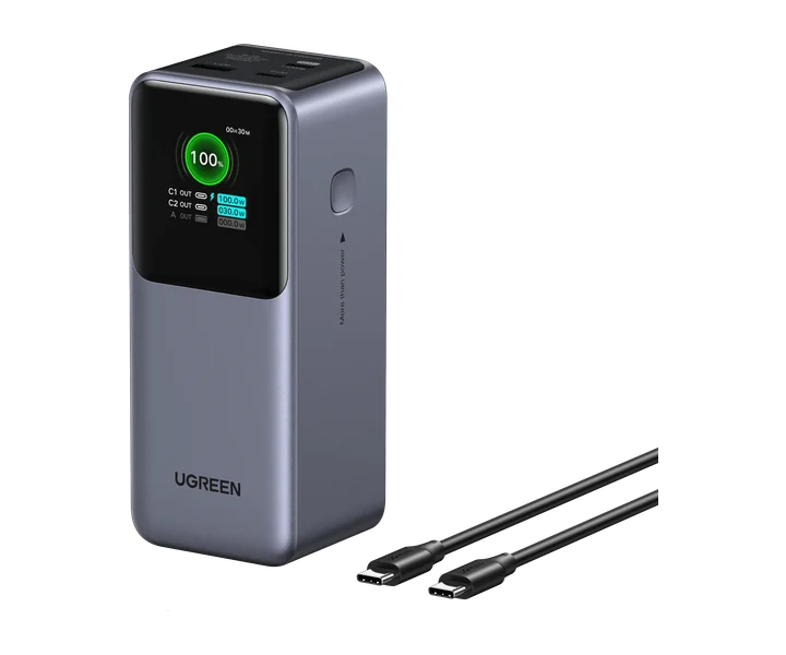 UGREEN Nexode Power Bank 20000mAh 130W with Smart Digital Display doğrulanmış ürün görseli 1