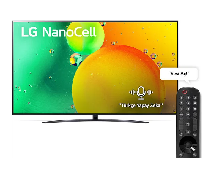 LG NANO76 65 inç NanoCell 4K Smart TV (65NANO766QA) doğrulanmış ürün görseli 1