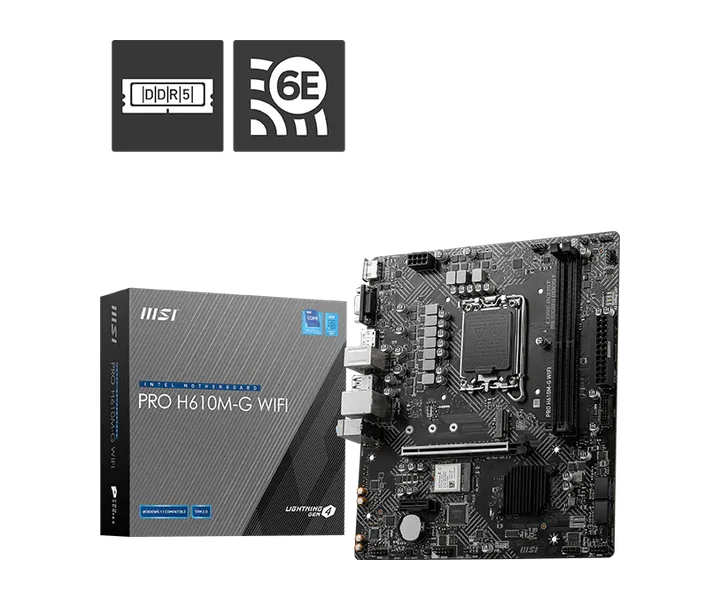 MSI PRO H610M G WIFI doğrulanmış ürün görseli 1