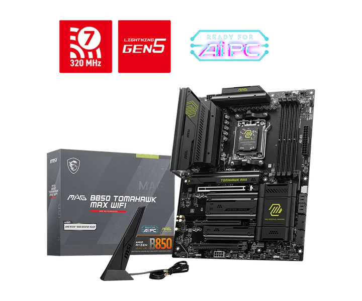 MSI MAG B850 TOMAHAWK MAX WIFI doğrulanmış ürün görseli 1