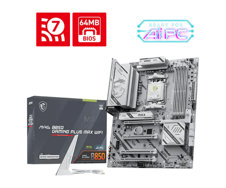 MSI MAG B850 GAMING PLUS MAX WIFI doğrulanmış ürün görseli 1