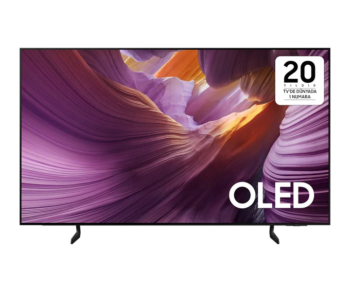 Samsung 55" OLED S85F 4K Vision AI Smart TV (2025) (QE55S85FAUXTK) doğrulanmış ürün görseli 1