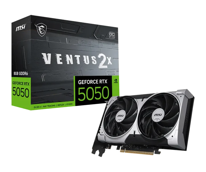 MSI GeForce RTX 5050 8G VENTUS 2X OC doğrulanmış ürün görseli 1