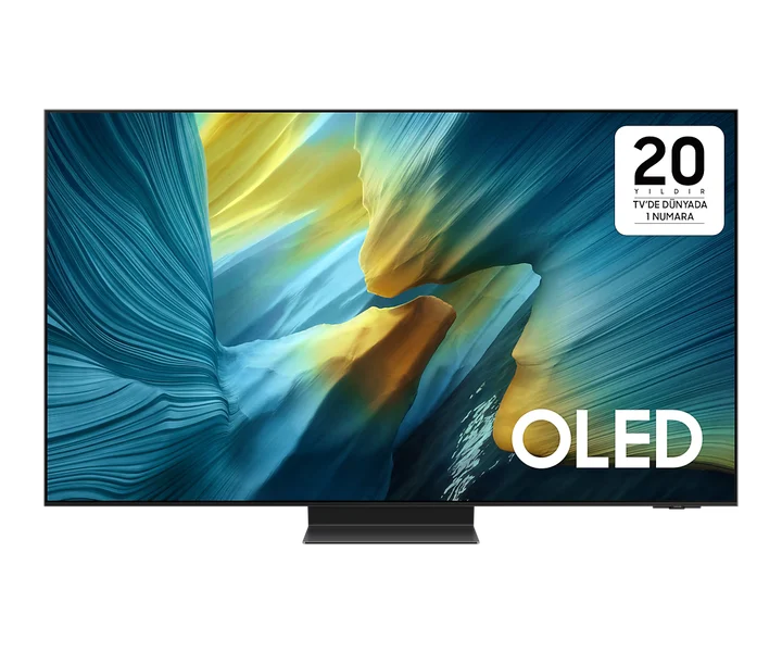 Samsung 83" OLED S95F 4K Vision AI Smart TV (2025) (QE83S95FAEXTK) doğrulanmış ürün görseli 1