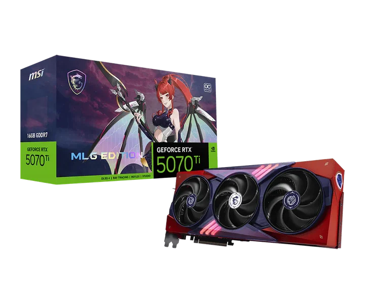 MSI GeForce RTX 5070 Ti 16G MLG EDITION OC doğrulanmış ürün görseli 1