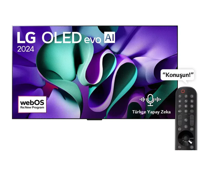 LG 83 inç LG OLED evo AI M4 4K 144Hz Video ve Ses Aktarımı ile Kablosuz Görüntü İletebilen TV (OLED83M49LA) doğrulanmış ürün görseli 1