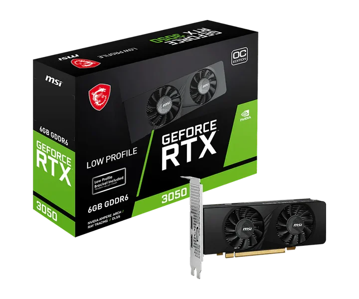 MSI GeForce RTX 3050 LP 6G OC doğrulanmış ürün görseli 1