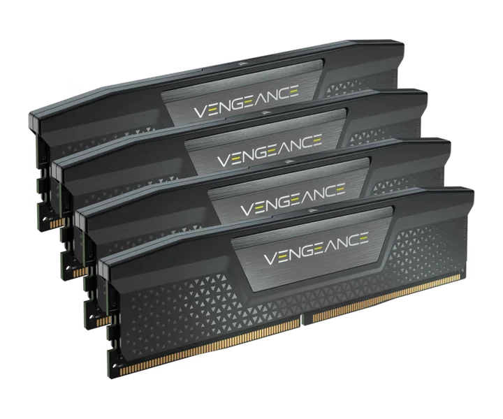 Corsair VENGEANCE® 64GB (4x16GB) DDR5 DRAM Up To 6400MT/s CL32 Memory Kit — Black doğrulanmış ürün görseli 1