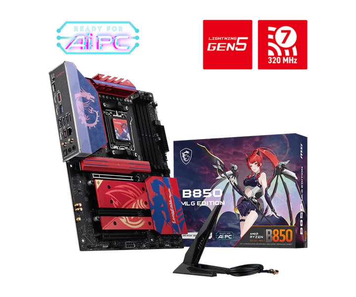 MSI B850 MLG EDITION doğrulanmış ürün görseli 1