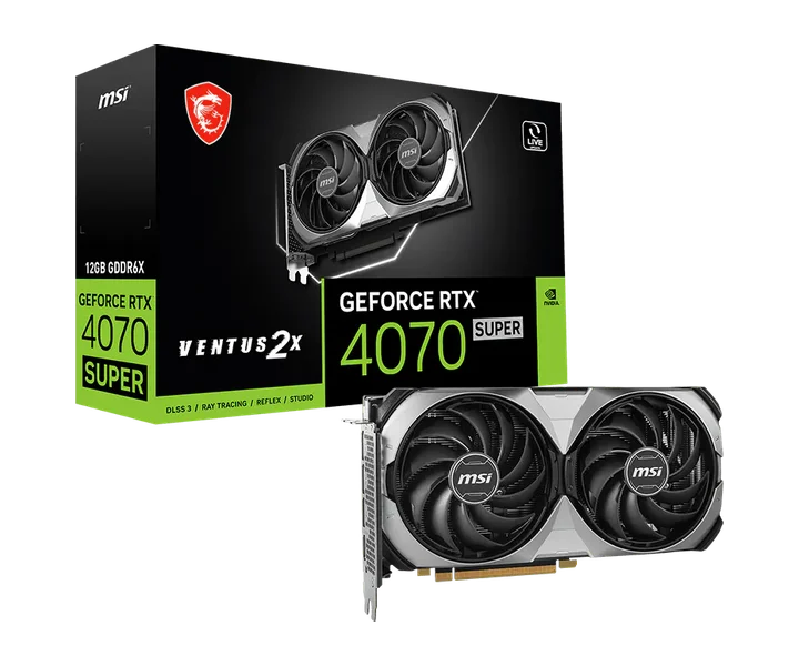 MSI GeForce RTX 4070 SUPER 12G VENTUS 2X doğrulanmış ürün görseli 1