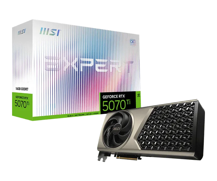 MSI GeForce RTX 5070 Ti 16G EXPERT OC doğrulanmış ürün görseli 1