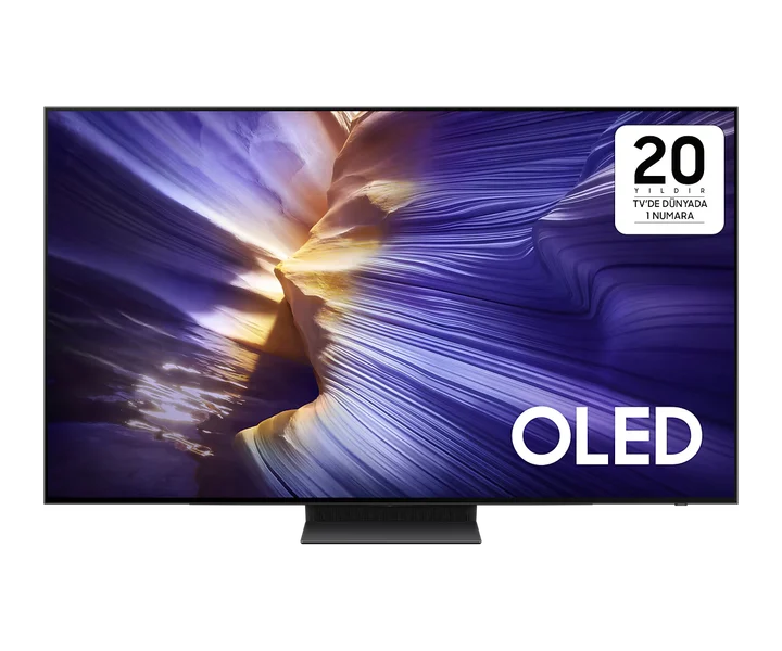 Samsung 48" OLED S90F 4K Vision AI Smart TV (2025) (QE48S90FAEXTK) doğrulanmış ürün görseli 1