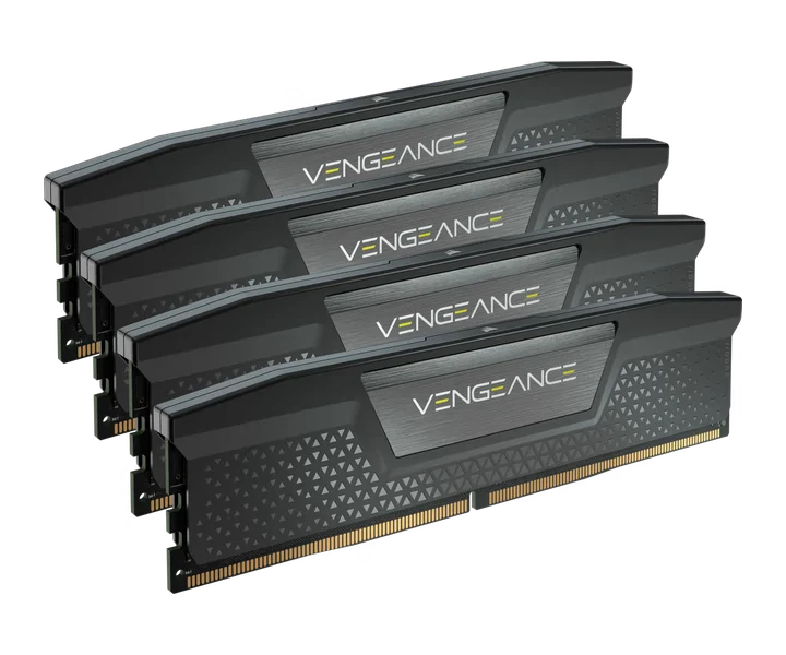 Corsair VENGEANCE® 192GB (4x48GB) DDR5 DRAM Up To 5200MT/s CL38 Memory Kit — Black doğrulanmış ürün görseli 1