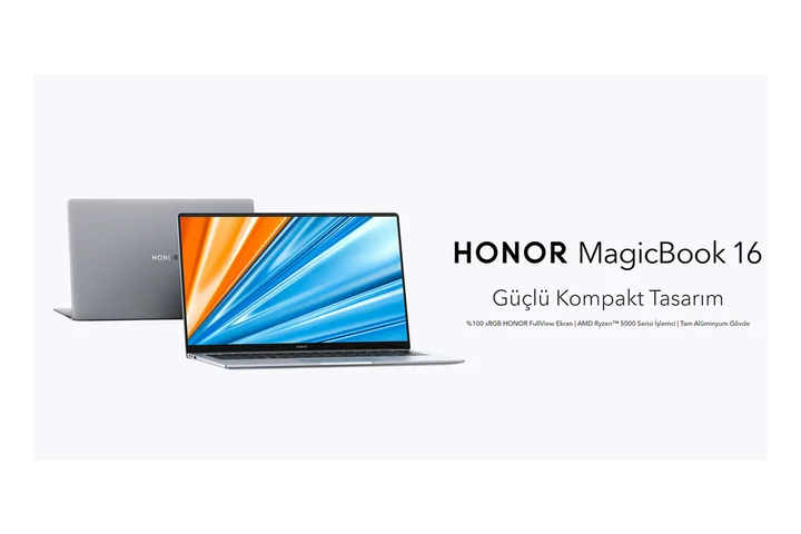 Honor MagicBook 16 16 GB RAM 512 GB doğrulanmış ürün görseli 1