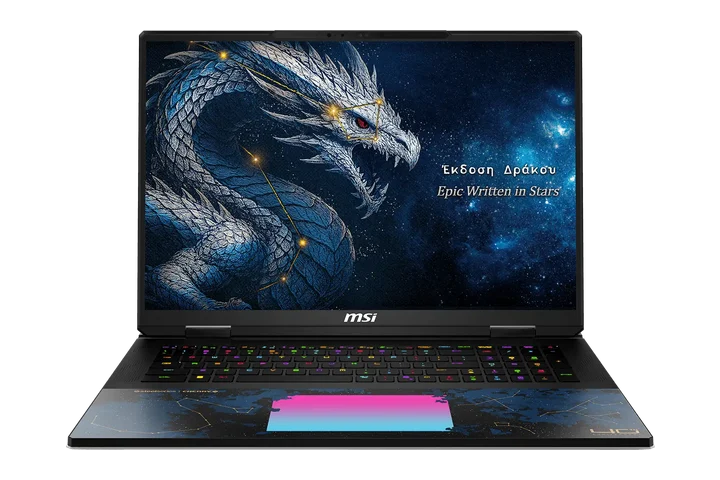 MSI Titan 18 HX Dragon Edition Draco Epic A2WJ-1223TR 96 GB RAM 4096 GB doğrulanmış ürün görseli 1